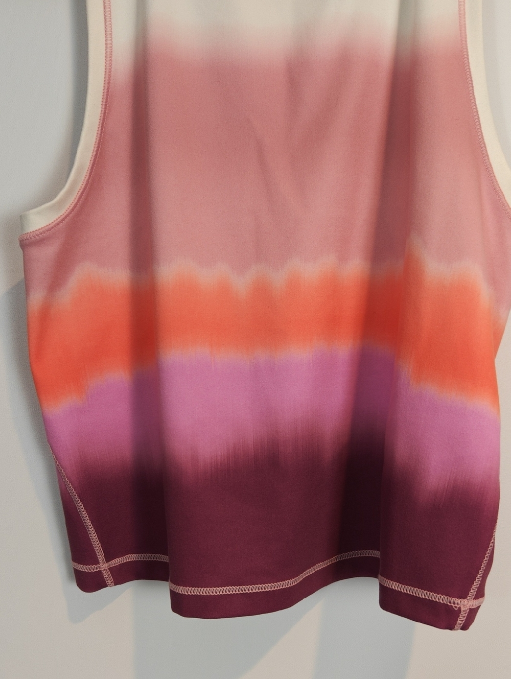 ATHLETA Shanti Printed Crop Tank in Sea Spray Vintage Plum Size XS - Picture 7 of 16